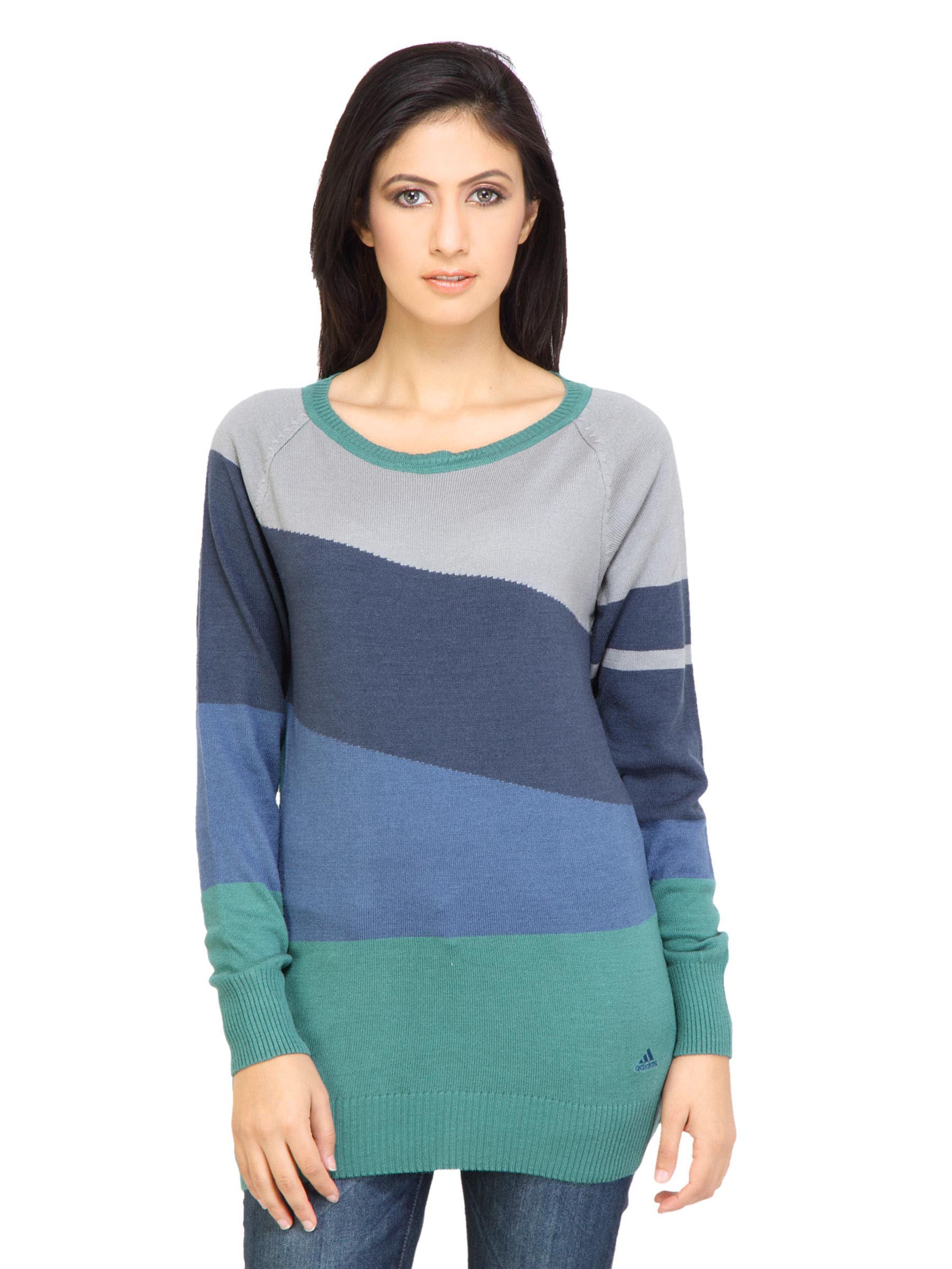 ADIDASWomenStripesGreySweaters-213d96f394b2d9562eac08e79389aaec