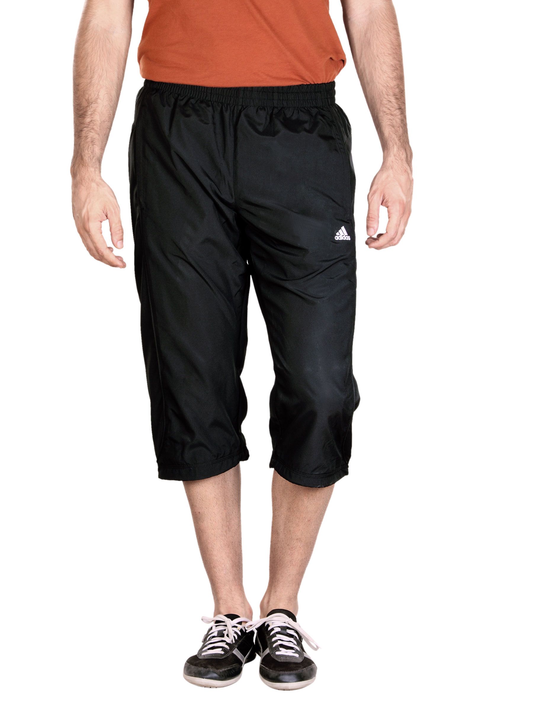 ADIDASMenBlack34LengthPants-011ab7016d4f169e30e77e9fdd4d0860