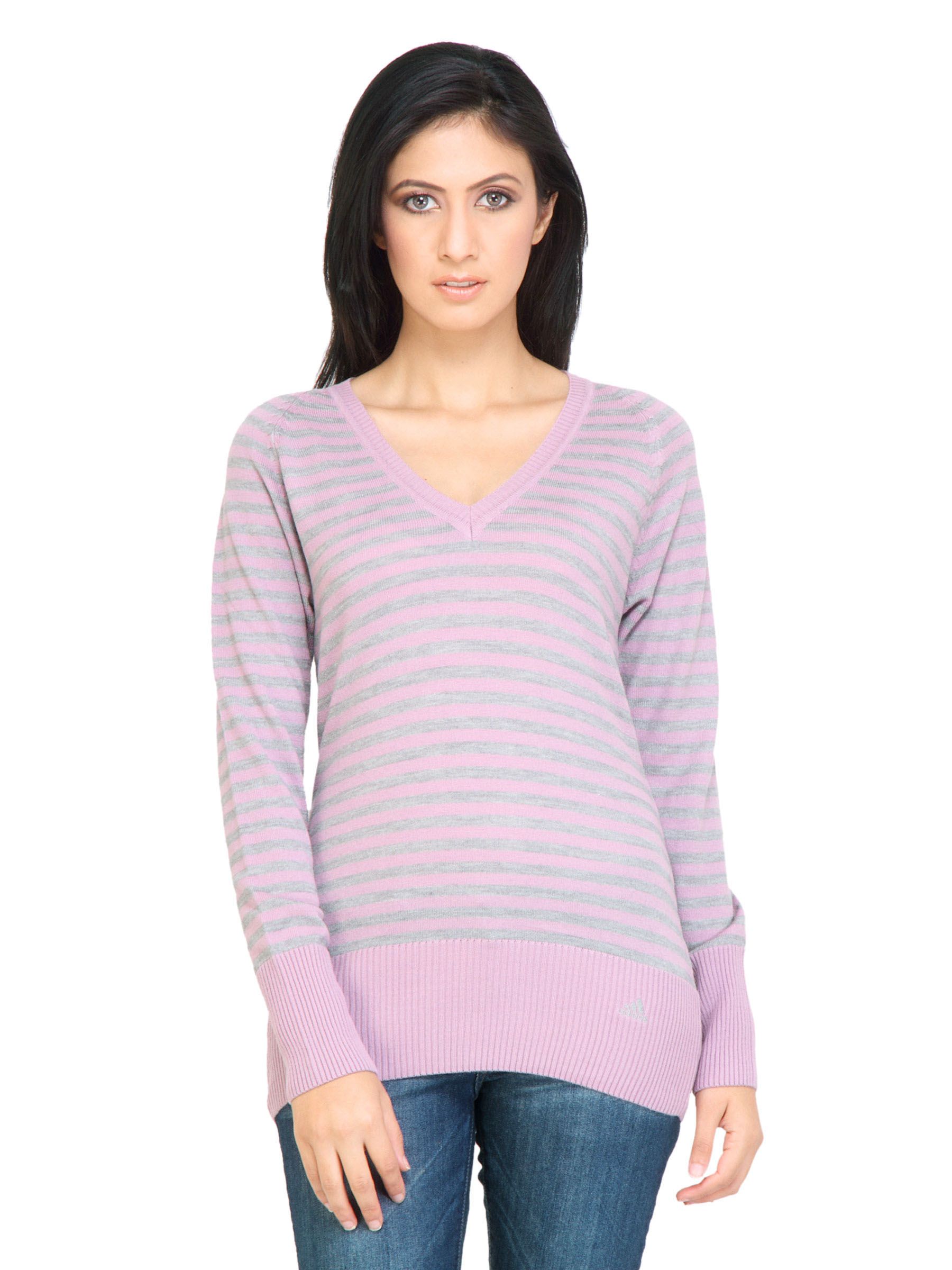 ADIDASWomenStripesPinkSweaters-59bfc3b5629f8a333f78190535f3b5f8