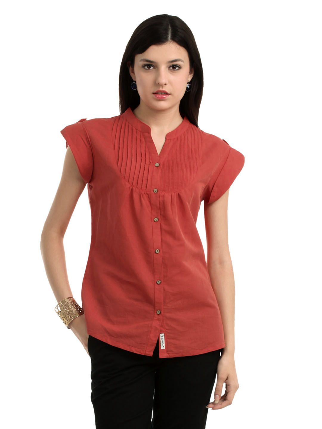 AllenSollyWomanOrangeShirt-ab655bbacd475f2f831a14d72bdcacb1