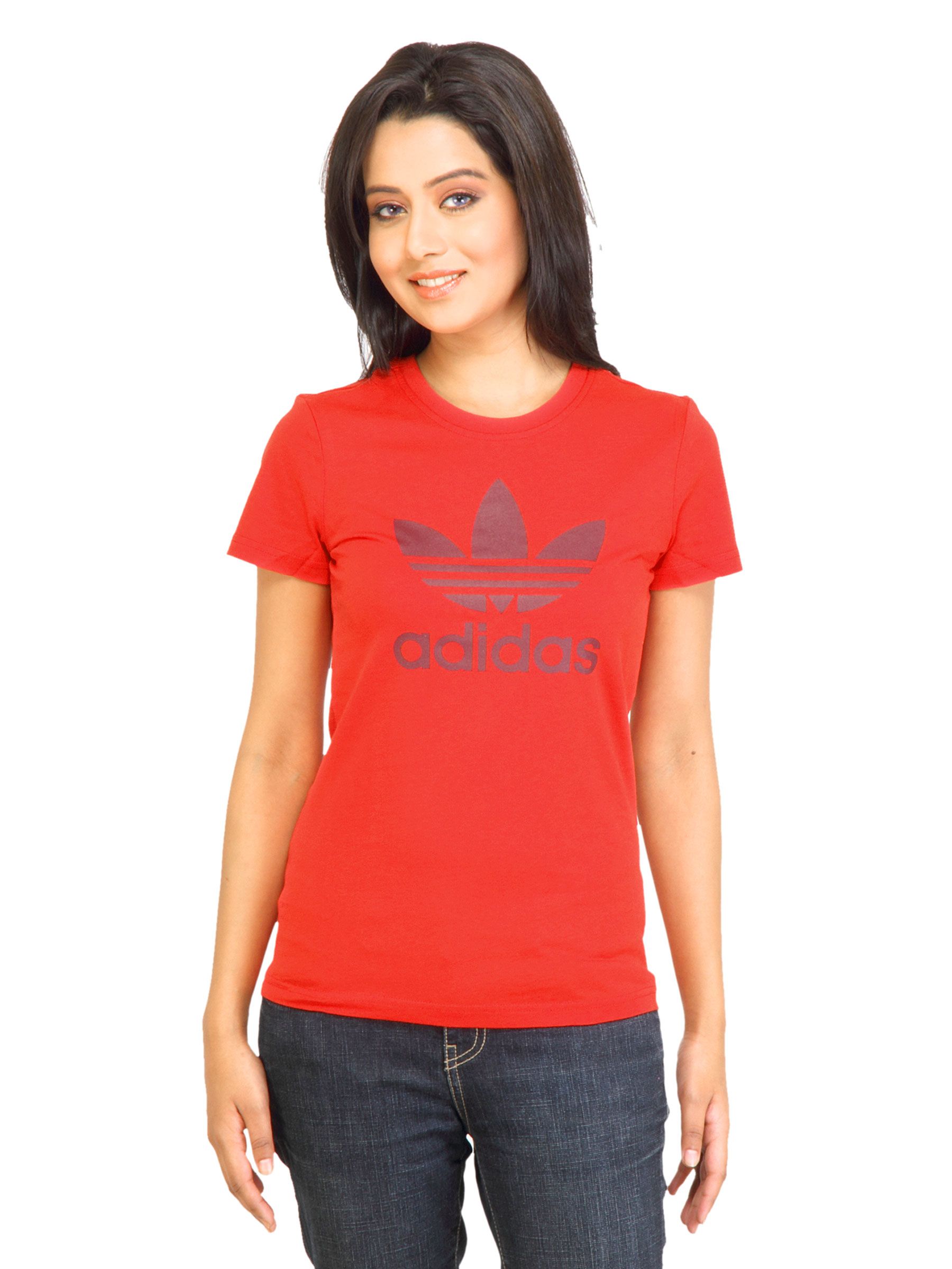 ADIDASOriginalsWomenTrefoilRedTshirt-7ffda5d2a109fde64b38f65d255c7919