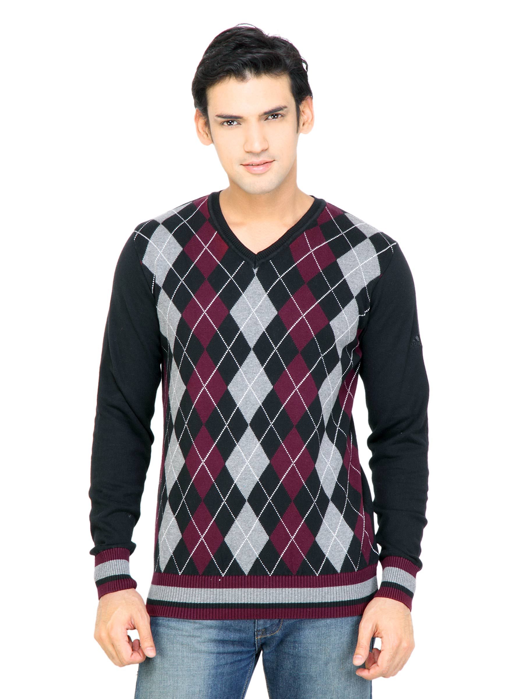 ADIDASMenCheckBlackSweaters-cb56ec301c745187d78445af029467f0