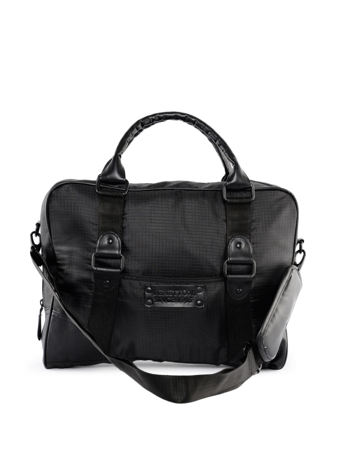 UnitedColorsofBenettonMenBlackLaptopBag-e7933b147542d01005f7ba72fc69c145